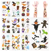 10Sheets Halloween Carnival Kids Waterproof Temporary Interesting Tatoo Stickers