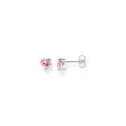 Buy Ear studs heart-shaped with pink zirconia by Thomas Sabo online - THOMAS SABO Australia