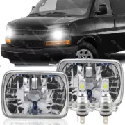For Chevrolet Astro Express Cargo Van Pair 5X7" 7x6 LED Headlights High/Low New (for: Chevrolet)