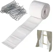 Pleat Tape for Curtains,Pinch Curtains Cloth Heading Pleater Hooks | Drape Making Accessories for Living Room Home Bedroom Enhancement