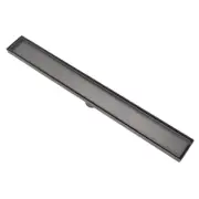 Gun Metal 600-1800mm DIY Tile Insert Floor Grate Tile Insert Drain