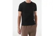 Polo Ralph Lauren Men's Short Sleeve Custom Slim Fit Tee / T-Shirt / Tshirt - Black