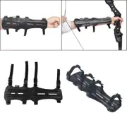 Black Arm Guard Cow Leather Archery Protector For Longbow & Recurve Bow Shooting