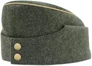 [militaryharbor] M42 Heer/Elite General Field Grey Wool overseas cap