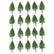 Add Realistic Touch to Your Railway Diorama Scenery with 20 Model Trees