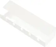 Under Desk Wire Management | Heavy Duty Cord Holder - Adhesive Concealed Cable Rack No Drill Organizer for Gaming Setup Computer Standing Desk Work Area