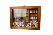 Antique Miniature Display Shelf with Book Models
