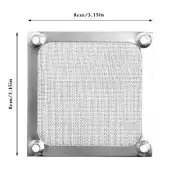 Metal Mesh Filter Net Guard 8cm For Computer for Case Cooler Fan