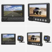 Touchable Screen/Button Press Dashcam Triple/Dpuble Lens for Front Rear/Inside