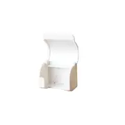 4 Pcs White Plastic Razor Holder Plug Holder Hook with Self Adhesive