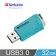 Verbatim威寶32GB USB3.0滑蓋隨身碟-藍色