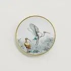 Hermes Bread Plate, Sketch Directly Below The Equator, Set Of 2 Pieces