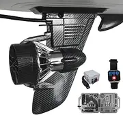 Surfboard Electric Fin, Portable Underwater Thruster Surf Board with Remote Control, Adjustable Speed, Rechargable Stand Up Board Paddle Board Fin, Jet Powered Surfboard Kit