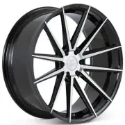 (4) 22" Ferrada Wheels FT1 Black Machined Rims (B8) (for: Jaguar)