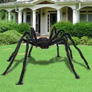 5FT/150cm Giant Realistic Scary Spider Haunted House Prop Halloween Decorat B2P2