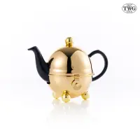 在飛比找momo購物網優惠-【TWG Tea】爵士金現代藝術系列茶壺(黑色/180ml)