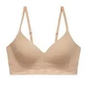 NATORI 723154 Bliss Perfection Bra Buff New With Tags Size 34DD