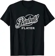 VidiAmazing Pinball Machine Arcade Retro Game Gaming 80s ds1188 T-Shirt