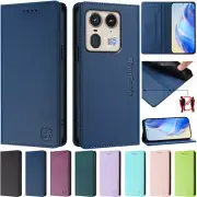 For Motorola Edge 50 Neo Pro Ultra 60 Fusion Magnetic Leather Wallet Case Cover