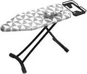 Pro Ironing Board Household Folding Ironing Board with Telescopic Steam Iron Rest, Large Vertical Ironing Plate for Sewing Craft Room Household Adjustable Ironing Board