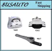 3PCS MOTOR & TRANS MOUNT FIT VOLKSWAGEN PASSAT 2012-2018 3.6L, R32 2008 3.2L (for: Volkswagen)