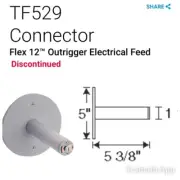 JUNO TF529SL FLEX 12 TRACK LIGHT Connector Outrigger ELECTRICAL FEED SILVER NEW
