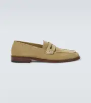 [Manolo Blahnik] Manolo Blahnik Perry suede loafers AU 8.5 beige