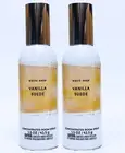 2 Bath & Body Works VANILLA SUEDE Room Spray Perfume Mini 1.5 oz