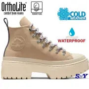 CONVERSE Women's Chuck Taylor All Star Lugged Heel Platform Waterproof Suede