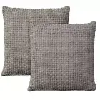 Lifestyle Grey 18 In. X 18 In. Square Throw Pillow