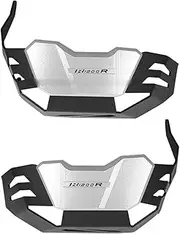 Shield Motorcycle Engine Guards Cylinder Head Guards Protector Cover Cylinder Guard R1200R R1200GS R 1200 GS R RnineT R NineT Bumper(Black Silver-R1200R)
