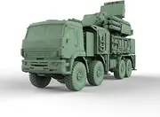 MRY-SFW LF100899 1/100 Military Model Kit Soviet Pantsir-S1 Air Defence Armoured Vehicle