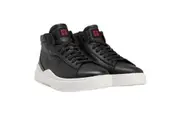 Hugo Womens/Ladies Blake Hi Top Leather Trainers (Black) (5 UK)