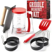 Modern Innovations Griddle Breakfast Kit Accessories - Pancake Batter...