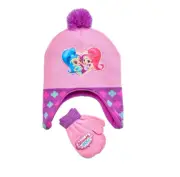 NWT-NICKELODEON~SHIMMER AND SHINE TODDLER BEANIE AND GLOVES SET