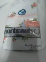 Vintage pillowcases Mohawk no iron muslin floral Pattern 2 Pillowcases Retro