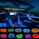2M LED Light Car Interior Accessories Atmosphere Wire Strip Light Lamp Universal