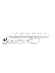Lucci 6 Outlet Power Board in White