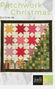Patchwork Christmas Judi Madsen Pieced Quilt Kit 72”x72” Fairy Green Quilts