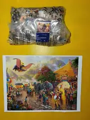 Thomas Kinkade Disney Dumbo 500 Piece Puzzle Boxless
