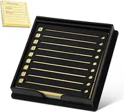 TEHAUX Sticky Memo Organizer Note Template Label Dispenser Week Label Organizer Memo Holder for Desk