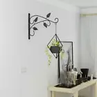 Wall-mounted Iron Hook Hanging Basket Support Plant Flower Pots Decorative Shelf