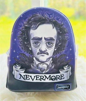 EXCLUSIVE Loungefly Edgar Allan Poe Nevermore Mini Backpack