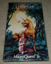 Treasure of the Unicorn Gold MicroQuest #6 1980 Game Complete New/Unpunched RARE