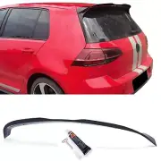 For VW GOLF 7 VII Gti Limo Off 2013-2020 Roof Spoiler Rear Spoiler Black Gloss (for: Volkswagen)