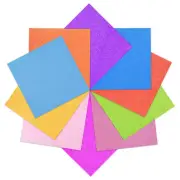 50pcs Iridescent Paper Square Shiny Folding Paper DIY Handcraft Paper Origami...