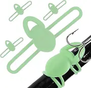 Rod Hook Keeper,Set of 5 Rubber Fish Bait Holder - High Elasticity, Portable Fishing Tackle Accessories for Ice Pier Boat