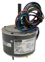 Fasco D847 OEM Replacement Motor 1/8HP 1125RPM 208/230V 60Hz 0.63A 1Phase NEW