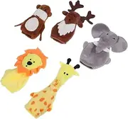 5pcs Finger Animal Puppets for Educational Storytelling for Interactive Playtime Improves Language Skills Soft Finger Cover
