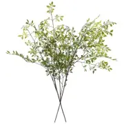 Artificial Plants,2PCS 43.3" Green Nandina Faux Branches for Vase,Artificial ...